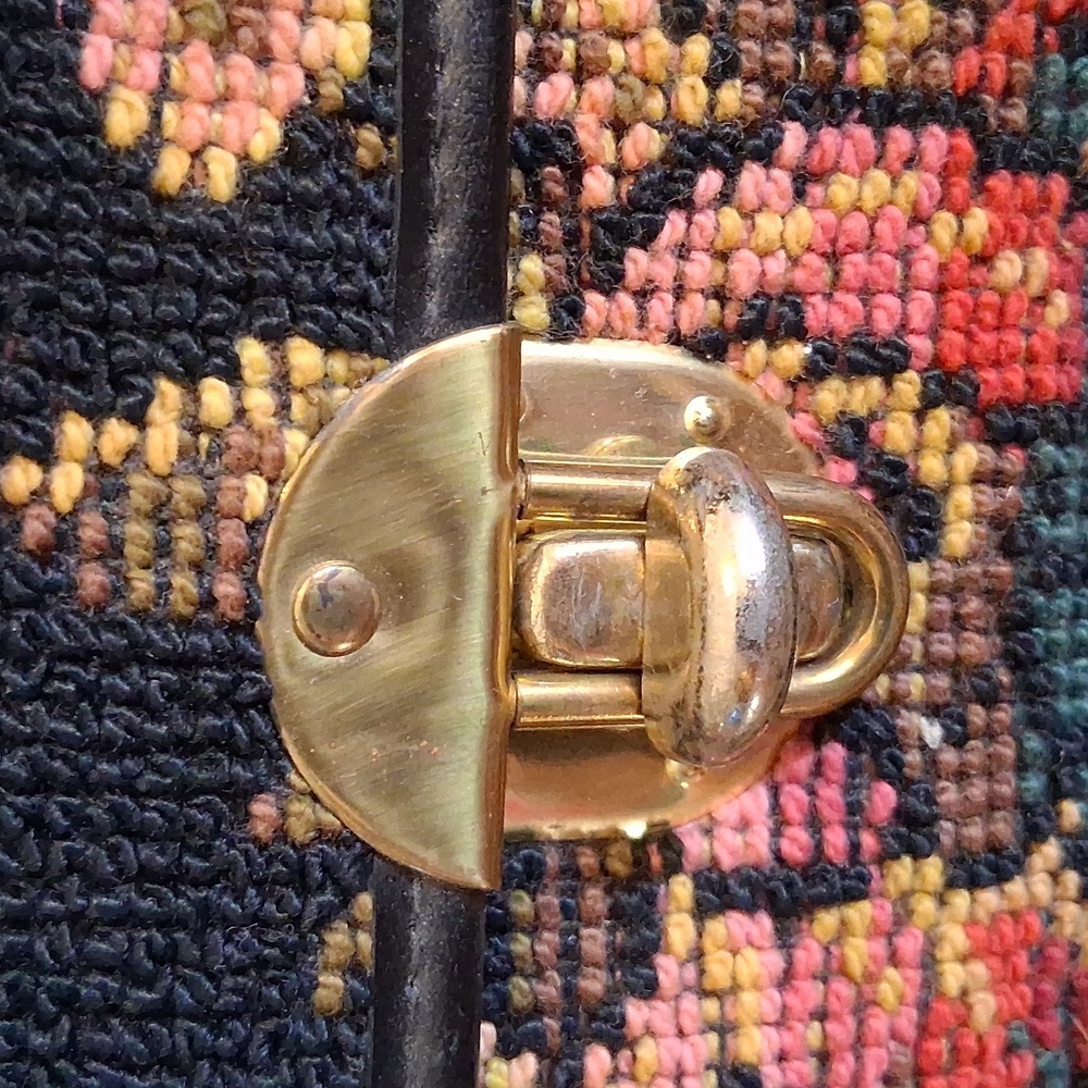 Carpet Handbag - Vintage 50s To 1960 - Picture 4 of 10